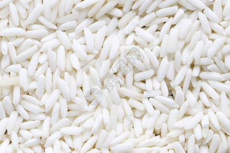 有机白米大米或粘糊米用于设计图片