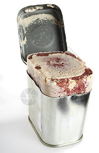 一罐英国式的玉米牛肉也称为霸牛肉图片