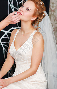 新娘化妆背景图片