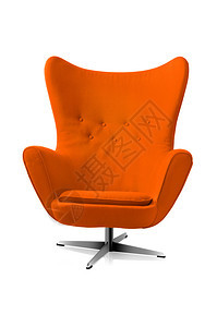 橙色现代风格的椅子隔图片