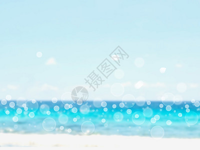 海滩和松的海浪抽象背景带图片