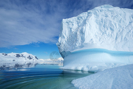 南极洲美丽的风景和风景图片