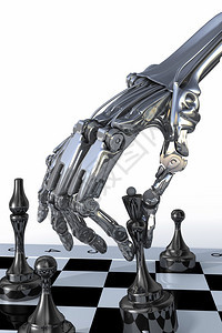 半机器人或机器人玩象棋Technology图片