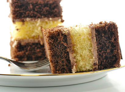 巧克力软糖夹心蛋糕图片