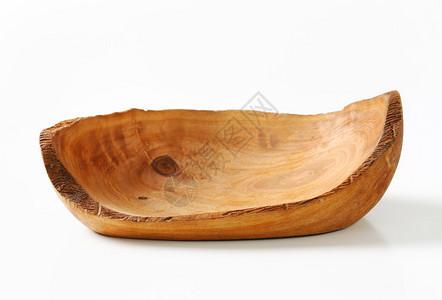 橄榄木船形仿古碗背景图片
