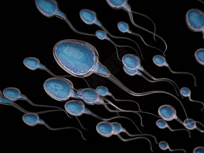 3d渲染组的精子图片