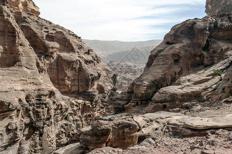 佩特拉是约旦重要的考古遗址图片