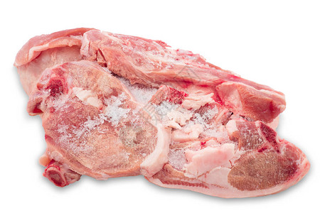 鲜切羊肉冷冻的羊肉背景