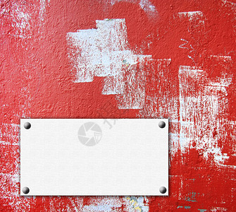 Grunge红墙与副本空间图片