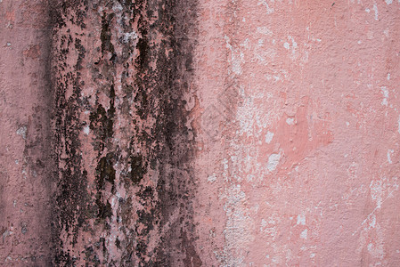 红色旧老式水泥街道生锈的垃圾粗图片