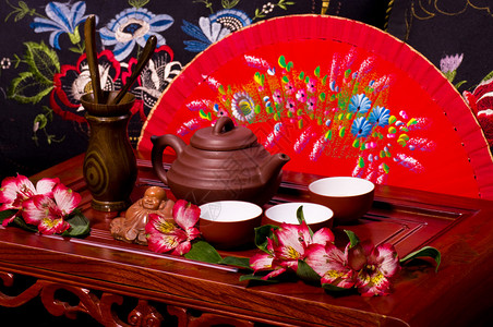 日本传统茶叶图片