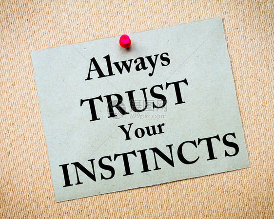 总是信任您的Instincts图片