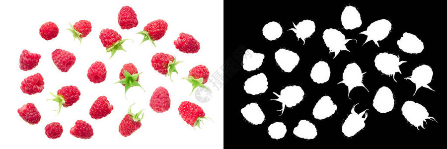 新鲜成熟的草莓Rubusideus水果图片