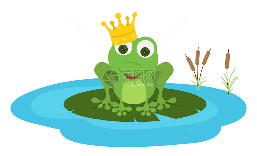叶子磅童话中的青蛙王子座图片