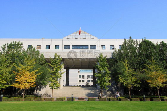 北京清华大学校园建筑和风图片