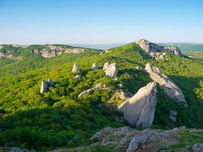 夏季山地景观图片