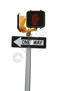红绿灯行人的交通信号图片