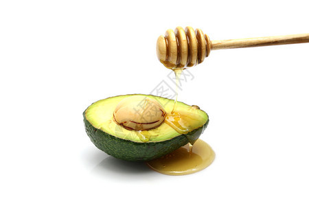 Avocado蜜蜂滴灌的阿沃卡多Avocado与图片