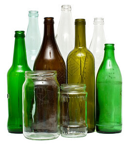 各种玻璃瓶和罐子图片