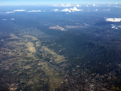 从飞机窗口看到泰国清图片