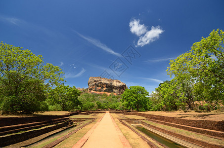斯里兰卡著名的里程碑Sigiri图片