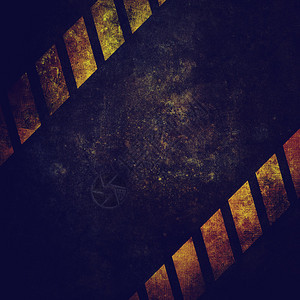 Grunge背景用黄线图片