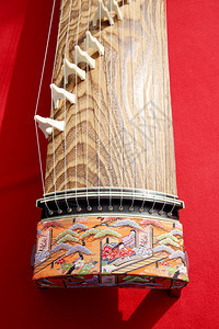 日本传统乐器古筝图片