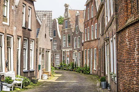 旧城Kerkstraat古老图片