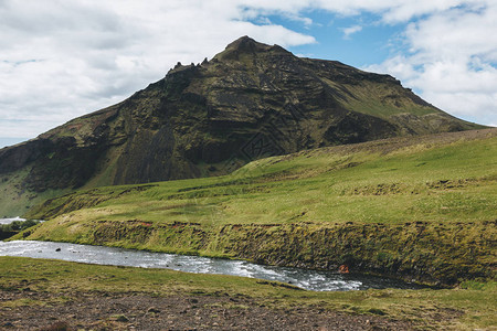 冰岛美丽的Skoga图片