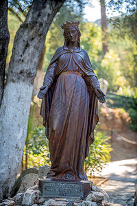圣母玛利亚的雕像在以弗索斯图片