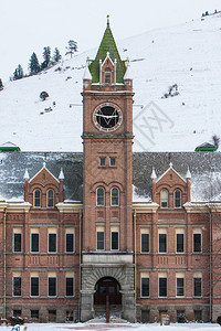 蒙大拿学在冬天图片