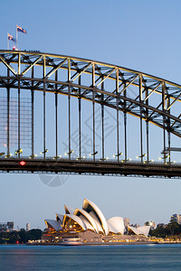 悉尼桥澳大利亚悉尼拉文德湾麦克马背景