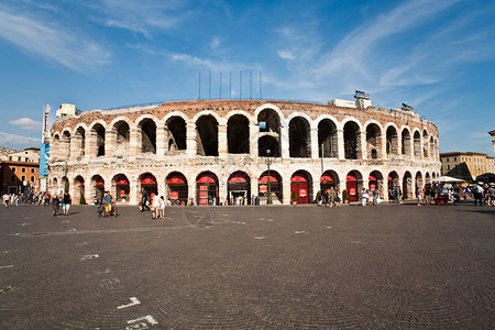 维罗纳的竞技场著名的罗马古图片
