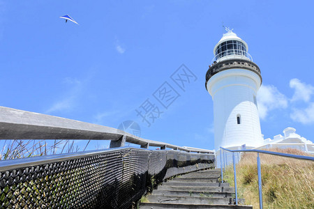 ByronBay灯塔在澳大利图片