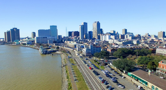 路易斯安那州密西比河的新奥图片