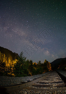 夜晚的星空图片