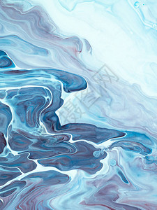 蓝色抽象创意手绘背景图片