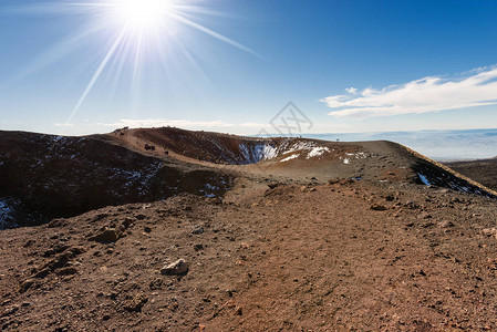 火山口图片