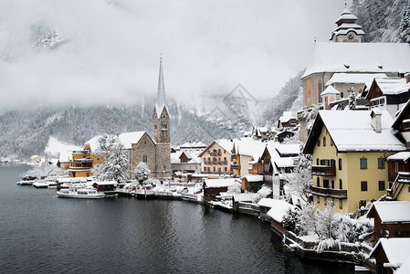 奥地利Hallstat村图片