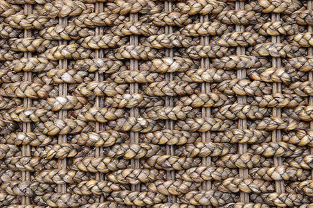 从编织的柳条椅closeu纹理图片