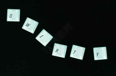 从笔记本电脑键盘中读取的字母qwe图片