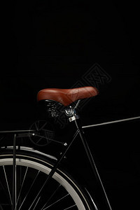 黑色单车的老式自行车马背景图片