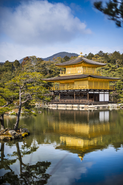 日本京都金阁寺银阁寺图片