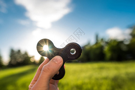 Fidget支流器在手图片