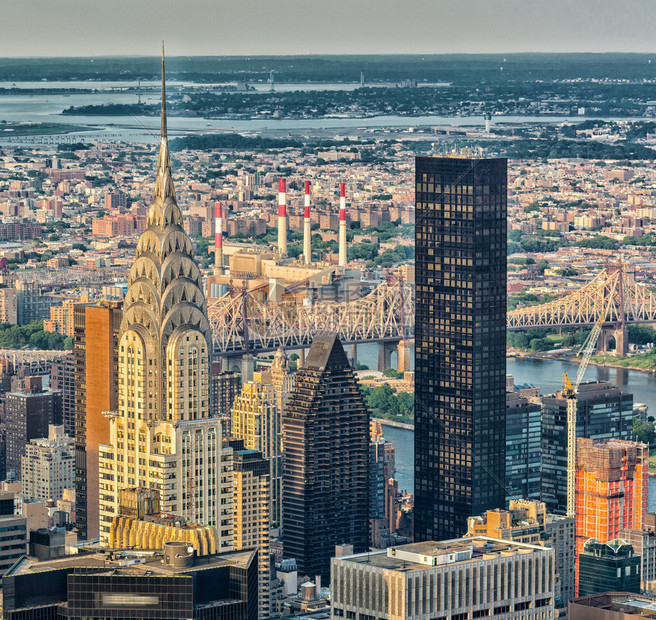 令人惊叹的曼哈顿天际线纽约摩天大楼图片