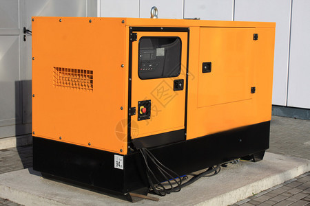 紧急电力源的黄色辅助发电机DieselEng图片