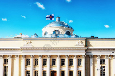 芬兰图书馆在赫尔辛基图片