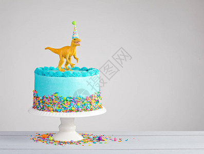 蓝黄油蛋糕生日蛋糕图片