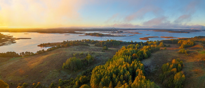 在白俄罗斯布拉斯劳湖公图片