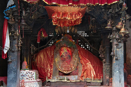 尼泊尔乔瓦尔JalVinayak寺庙Ganes图片